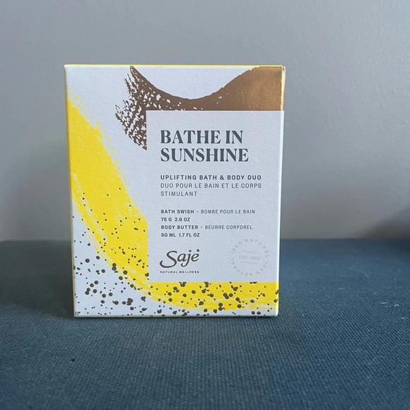 New Saje Bath in Sunshine bath & Body Duo with a bath bomb and body butter - Picture 4 of 7
